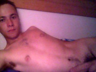Gay posing on his webcam